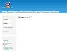 Tablet Screenshot of jwimports-jwi.com